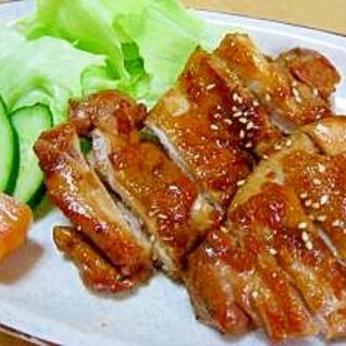 韓国風　鶏肉の照り焼き